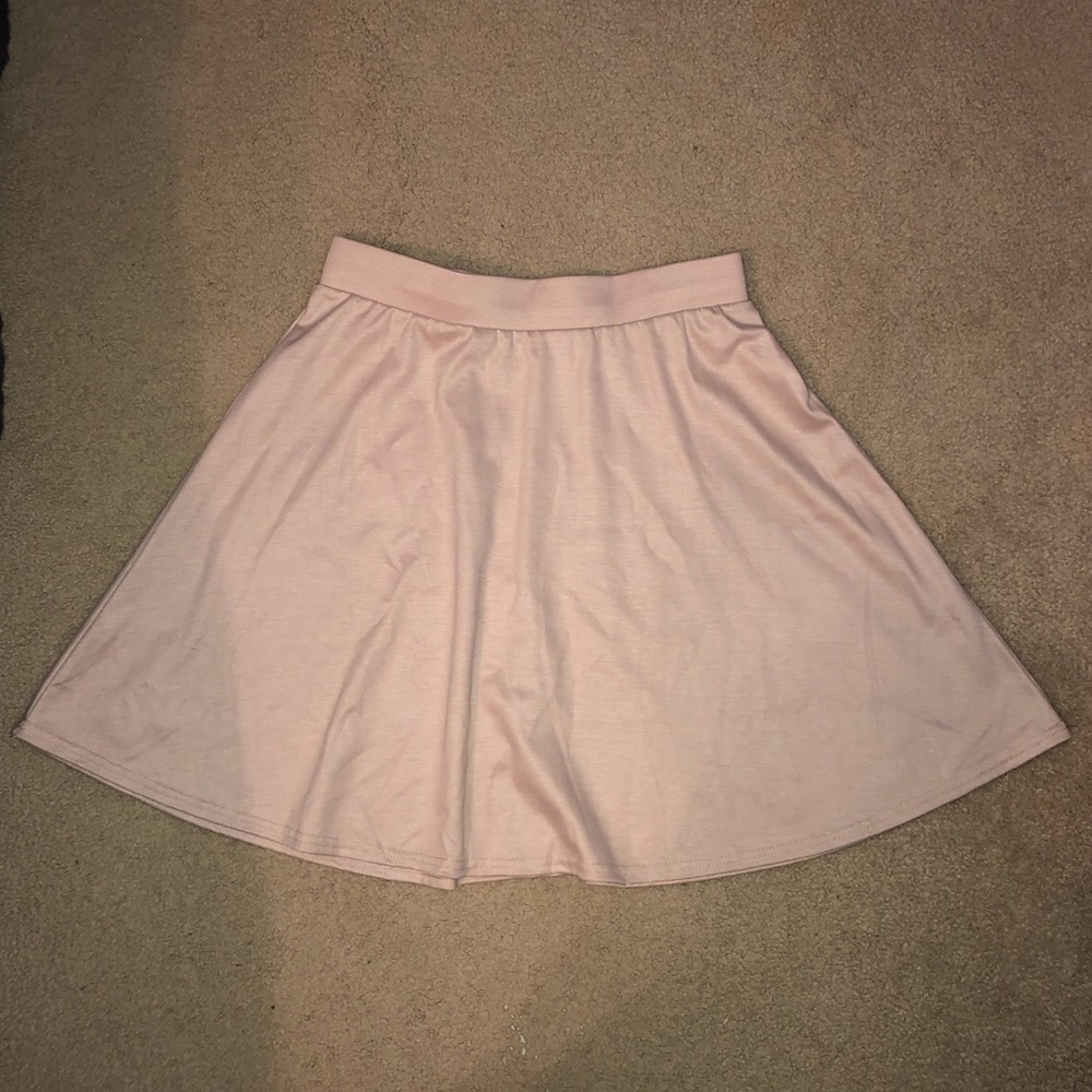 Baby pink skirt